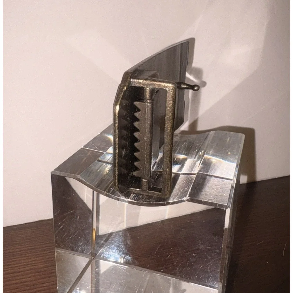 Vintage DAD‎ Belt Buckle 3x2 Metal Raised Letters Fits 1.5